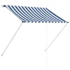 Tenda na uvlačenje 150 x 150 cm plavo-bijela