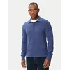 Tommy Jeans Pulover Essential DM0DM20304 Modra Slim Fit