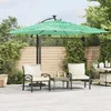 Vidaxl vidaXL Vrtni senčnik z jekleno palico zelen 269x269x235 cm