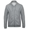 MAJICA DUGI RUKAVI ZIP B&C ID.205 270G SVIJETLO SIVA S