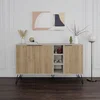 Hanah Home Konzolni sto Clara, 142 x83 x35.6 cm, Hrast