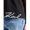 KARL LAGERFELD Majica B1W17031 Črna Relaxed Fit