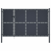 Vrtna vrata Čelik 350x150 cm Antracit