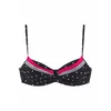 LASCANA Bikini zgornji del Monroe, črna