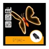 Aigostar - LED spoljašnja božićna dekoracija 504xLED IP44 topla bela leptir