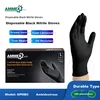 Ammex Jednokratne rukavice GPNBC, 100 komada, Crne
