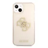 Maska Guess Hc Tpu Glitter Big 4G za iPhone 13 (6.1) zlatna.
