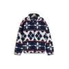 TOMMY HILFIGER Jopa iz flisa marine/živo rdeča/bela