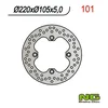 NG Zadnji zavorni disk HONDA CBR CBR600F91-06 CBR1000RR Hornet VTR1000