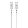 Dviced Cable USB-C to USB-C silicone 1,25m - White