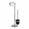 WENKO 21836800 - WC četka PARUS 25,5x57 cm nerđajući čelik/srebrna/crna