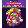 Brain Games - Sticker by Number: Neon Animals