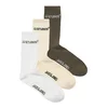 JACK & JONES Nogavice JACSOHO bež / rjava / bela