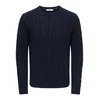 Only & Sons Pulover ONSKIM temno modra