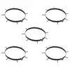 Stezaljka za aerator za travu s bodljama 5 pcs Crna O 320 mm