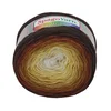 SpagoYarn Rainbow - 250g / 1000 m - bela, rumena, rjava, temno rjava