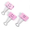 FOLDBACK SPONKE 32mm PINK SMILEY 20/1 RAPESCO 1352