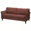EKHOLMA Sofa trosed, Kilanda smeđe-crvena