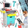 IKONKA Otroška zdravniška garnitura z interaktivno medicinsko postajo, 34 delov IK-KX2948