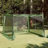 vidaXL Mrežna notranja tenda Zelena 303 x 303 cm