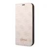 Maska na preklop Guess PC/ TPU 4G Metal Camera Outline Book za iPhone 14 Pro Max, Roze