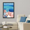 Wallity Uramljena slika Santorini, 55x75 cm