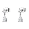 Brosway Srebrni viseči uhani s kubičnim cirkonijem Infinite White Fancy FIW117