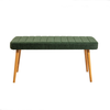 Conceptum Hypnose Trpezarijska klupa Stormi Bench 100x39cm Bež-Zelena