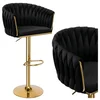 EH Barski stol Cofton Gold Black Velvet