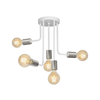 Luster na šipci CANDELA 5xE27/15W/230V bela