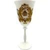PompA¶A¶s by Casa Padrino luxury baroque white wine glass with 24 carat gold plating white/gold A 8.7 x H. 20.3 cm - PompA¶A¶s white wine glass designed by Harald GlA¶A¶ckler - Luxury wine glasses