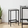 Vidaxl Barski stol Siva Sonoma 40 x 32 x 74 cm Inženirski les