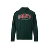 GANT Majica temno zelena/rdeča/bela
