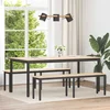 klupa Prirodna 160 x 35 x 45 cm Čvrsto borovo drvo