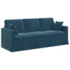 Vidaxl Kavč Modra 198 x 78 x 80 cm Žamet