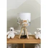 Bata i seka Dečija stona lampa Životinje, Bela