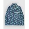Patagonia LW Synch Snap-T Half-Zip Fleece Sweater blue sage