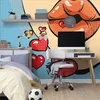 Tapeta sladki pop art poljubček - 490x330