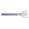 CAT 6 U-UTP installation cable, 250 MHz, AWG 23/1 Dca (LSZH-1), 50 m, paper box, simplex, purple
