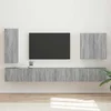 Set zidnog ormarića za TV Zidne 6 pcs Siva Sonoma