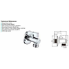Kotni ventil 3/8 x 1/2 s filtrom, kromast - Kromasta - 24 - Medenina - Aqualine - 1/2 x 3/8