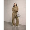 Sinsay - Hoodie duks sa natpisom i ispranim efektom - antracit