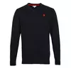 U.S. POLO ASSN. Pulover  rdeča / črna