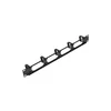 1U cable organizer ring 19, height 40 mm, depth 40 mm, black