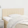 Vidaxl vidaXL Vzglavje postelje kremne barve 90x5x78/88 cm blago