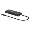 Docking Station MANHATTAN USB-C to Dual HDMI multi dock with PD - black
