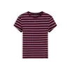 Tommy Jeans Majica ESSENTIAL vinsko rdeča/volneno bela