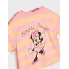 Sinsay - Pamučna majica sa printom Minnie Mouse - roze