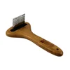 Bamboo Groom Mali glavnik z rezili iz nerjavečega jekla
