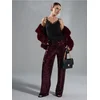 Sinsay - Wide leg pantalone - maroon